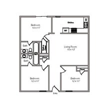 3x2 A 109 floor plan